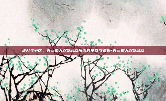 利刃与争议，真三国无双5武器系统的革命与遗憾-真三国无双5武器-第1张图片-速奇网