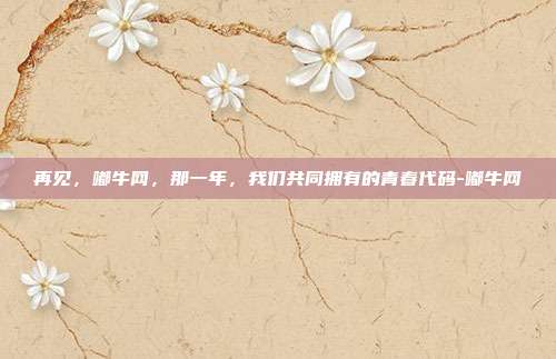 再见,嘟牛网,那一年,我们共同拥有的青春代码-嘟牛网-第1张图片-速奇网 再见,嘟牛网,那一年,我们共同拥有的青春代码-嘟牛网-第1张图片-速奇网