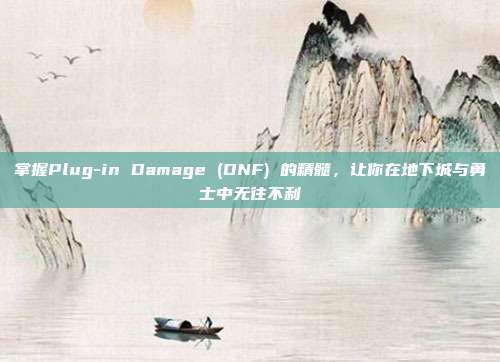 掌握Plug-in Damage (DNF) 的精髓,让你在地下城与勇士中无往不利-第1张图片-速奇网 掌握Plug-in Damage (DNF) 的精髓,让你在地下城与勇士中无往不利-第1张图片-速奇网