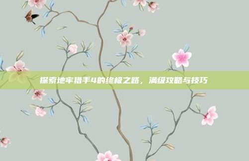 探索地牢猎手4的终极之路，满级攻略与技巧-第1张图片-速奇网