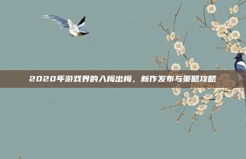 2020年游戏界的入梅出梅，新作发布与策略攻略-第1张图片-速奇网