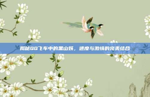 揭秘QQ飞车中的黑山妖,速度与激情的完美结合-第1张图片-速奇网 揭秘QQ飞车中的黑山妖,速度与激情的完美结合-第1张图片-速奇网