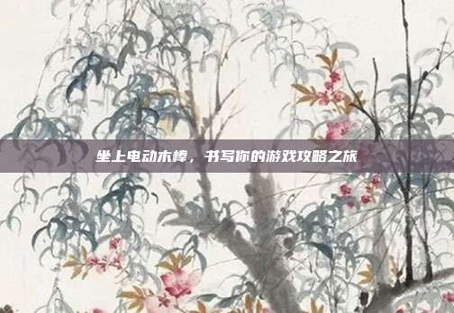 坐上电动木棒,书写你的游戏攻略之旅-第1张图片-速奇网 坐上电动木棒,书写你的游戏攻略之旅-第1张图片-速奇网