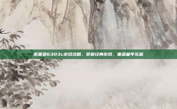 诺基亚6303c游戏攻略，掌握经典游戏，重温童年乐趣-第1张图片-速奇网