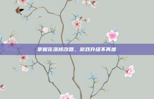 掌握花落修改器,游戏升级不再难-第1张图片-速奇网 掌握花落修改器,游戏升级不再难-第1张图片-速奇网