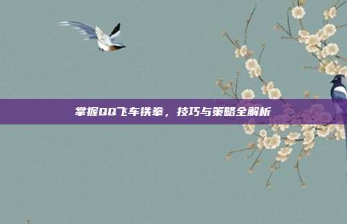 掌握QQ飞车铁拳，技巧与策略全解析-第1张图片-速奇网