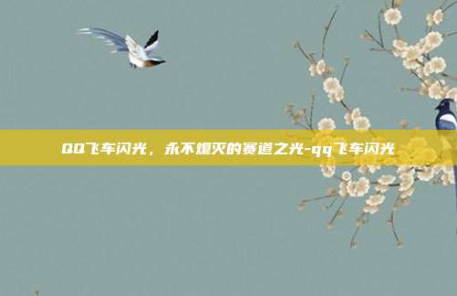QQ飞车闪光，永不熄灭的赛道之光-qq飞车闪光-第1张图片-速奇网