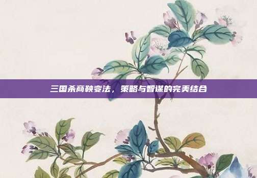 三国杀商鞅变法,策略与智谋的完美结合-第1张图片-速奇网 三国杀商鞅变法,策略与智谋的完美结合-第1张图片-速奇网