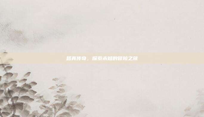 路真传奇，探索未知的冒险之旅-第1张图片-速奇网