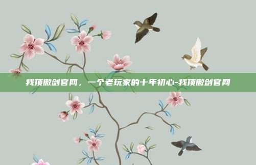 我顶傲剑官网，一个老玩家的十年初心-我顶傲剑官网-第1张图片-速奇网