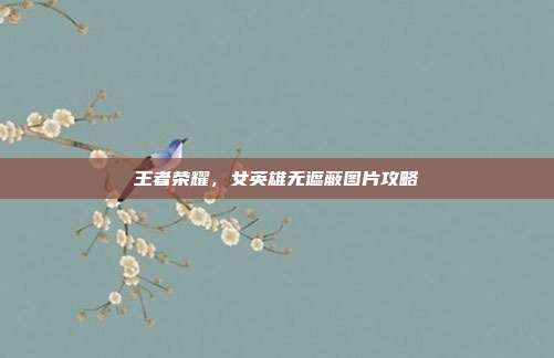 王者荣耀,女英雄无遮蔽图片攻略-第1张图片-速奇网 王者荣耀,女英雄无遮蔽图片攻略-第1张图片-速奇网