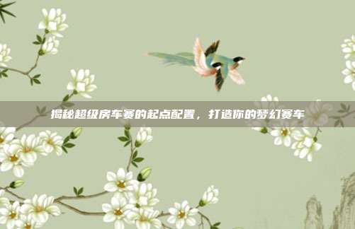 揭秘超级房车赛的起点配置,打造你的梦幻赛车-第1张图片-速奇网 揭秘超级房车赛的起点配置,打造你的梦幻赛车-第1张图片-速奇网