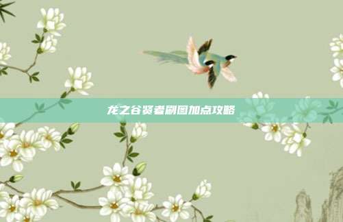龙之谷贤者刷图加点攻略-第1张图片-速奇网 龙之谷贤者刷图加点攻略-第1张图片-速奇网