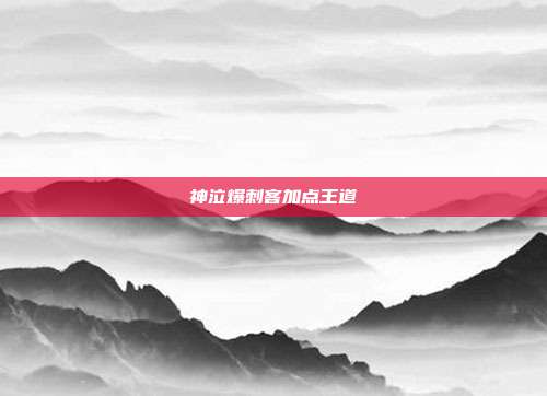 神泣爆刺客加点王道-第1张图片-速奇网