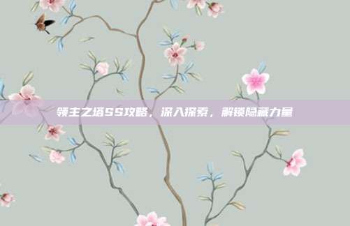 领主之塔SS攻略，深入探索，解锁隐藏力量-第1张图片-速奇网