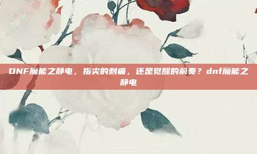 DNF魔能之静电,指尖的刺痛,还是觉醒的前奏?dnf魔能之静电-第1张图片-速奇网 DNF魔能之静电,指尖的刺痛,还是觉醒的前奏?dnf魔能之静电-第1张图片-速奇网