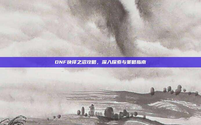 DNF抉择之沼攻略，深入探索与策略指南-第1张图片-速奇网