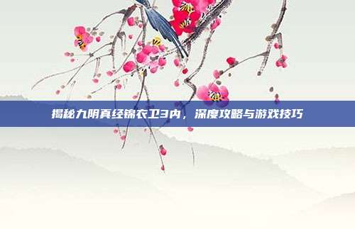 揭秘九阴真经锦衣卫3内,深度攻略与游戏技巧-第1张图片-速奇网 揭秘九阴真经锦衣卫3内,深度攻略与游戏技巧-第1张图片-速奇网