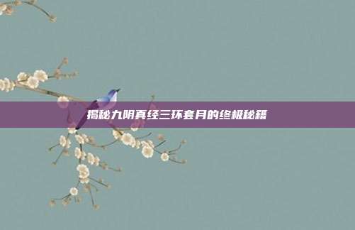 揭秘九阴真经三环套月的终极秘籍-第1张图片-速奇网