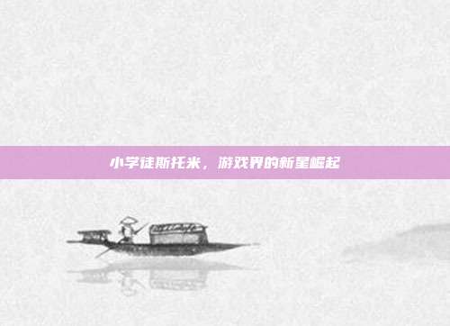 小学徒斯托米，游戏界的新星崛起-第1张图片-速奇网