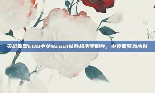 英雄联盟EDG中单Scout核酸检测呈阳性,电竞圈紧急应对-第1张图片-速奇网 英雄联盟EDG中单Scout核酸检测呈阳性,电竞圈紧急应对-第1张图片-速奇网