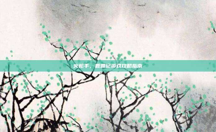 火枪手,鹿鼎记游戏攻略指南-第1张图片-速奇网 火枪手,鹿鼎记游戏攻略指南-第1张图片-速奇网