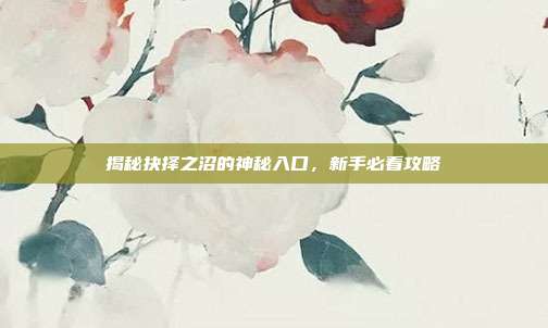 揭秘抉择之沼的神秘入口，新手必看攻略-第1张图片-速奇网