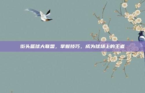 街头篮球大联盟,掌握技巧,成为球场上的王者-第1张图片-速奇网 街头篮球大联盟,掌握技巧,成为球场上的王者-第1张图片-速奇网